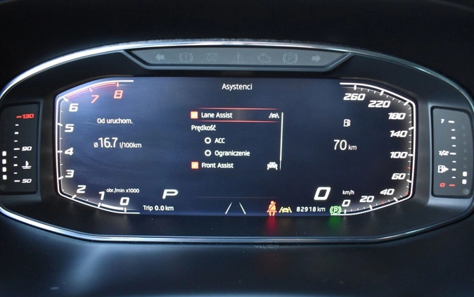 Seat Ateca cena 104900 przebieg: 82918, rok produkcji 2019 z Poznań małe 781